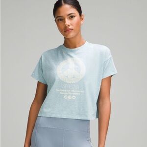 Mad happy x lululemon cates tee